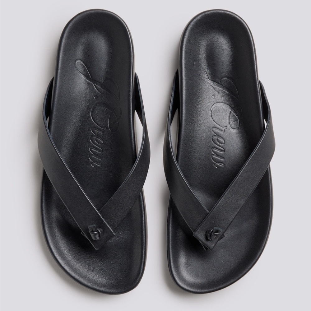 J. Crew Black Sandals